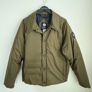 NWT Men’s Canada Goose Lodge Coach Jacket in Military Green, XL